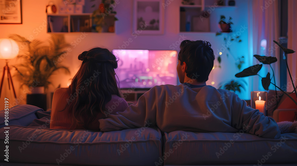 Home Sweet Home: A Cozy Night Watching Movies Home Sweet Home: A Cozy Night Watching Movies