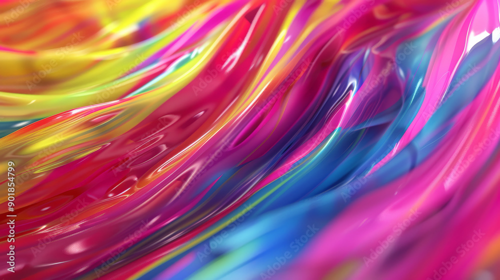 Vibrant Abstract Color Explosion Background. Generative AI Vibrant Abstract Color Explosion Background. Generative AI