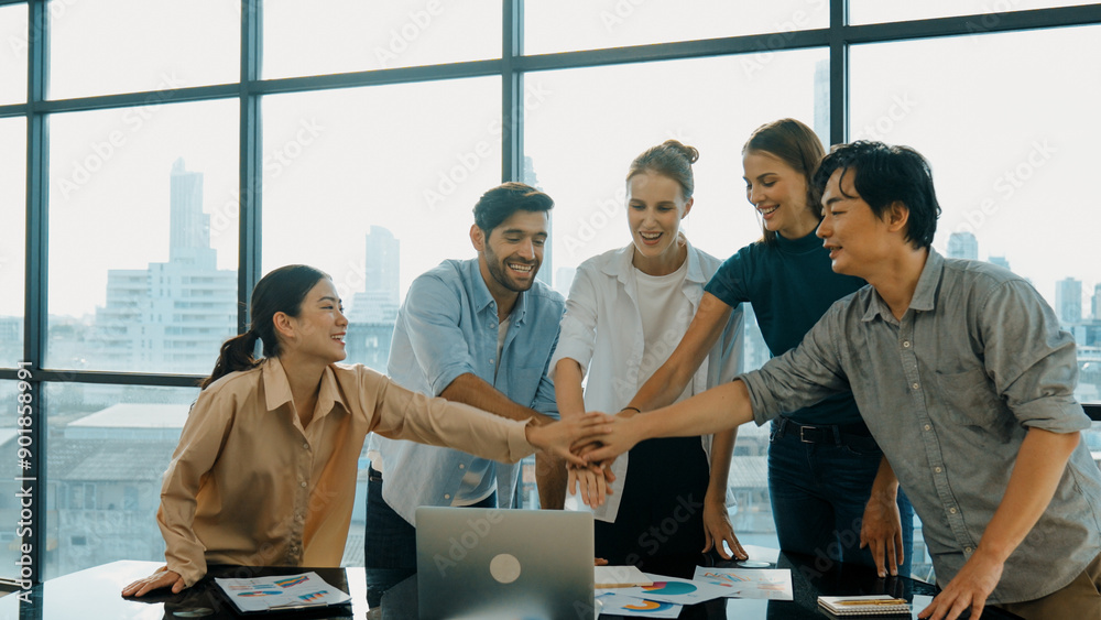 Group of multicultural businesspeople putting hands together at modern office. Happy cooperative business team working together. Represented unity, working together, teamwork, work place. Tracery Group of multicultural businesspeople putting hands together at modern office. Happy cooperative business team working together. Represented unity, working together, teamwork, work place. Tracery