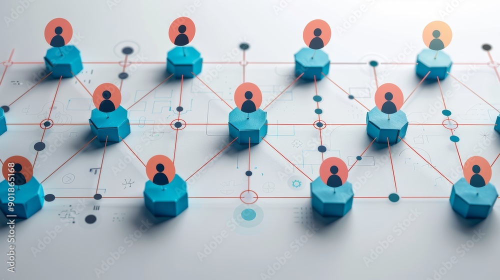 Big Data Technology and Cyber Security Concept with Paper Art Elements and Network Connections Big Data Technology and Cyber Security Concept with Paper Art Elements and Network Connections