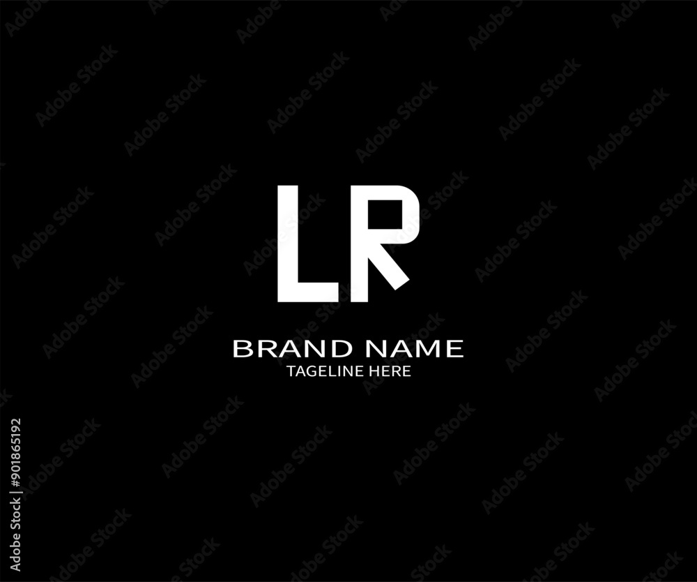 LR letter logo design on black background. LR creative initials letter logo concept. LR unique design. LR letter logo design on black background. LR creative initials letter logo concept. LR unique design.