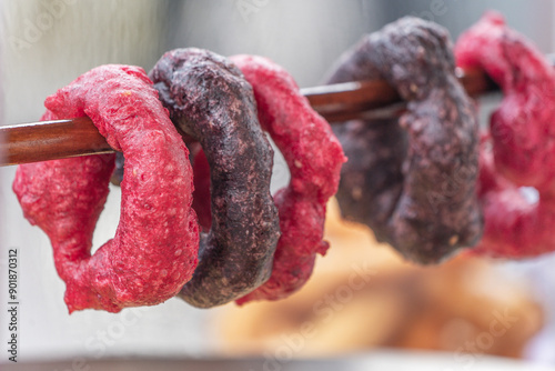 The originator of the donut. A street food specialty of Peru, the “fried doughnut (picarones)”.