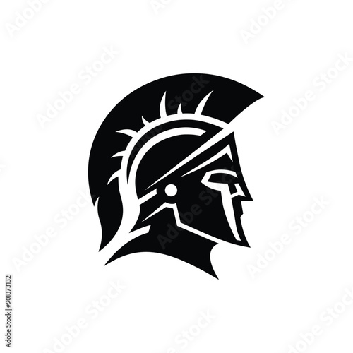 Shadows of the Spartan Vector Silhouette