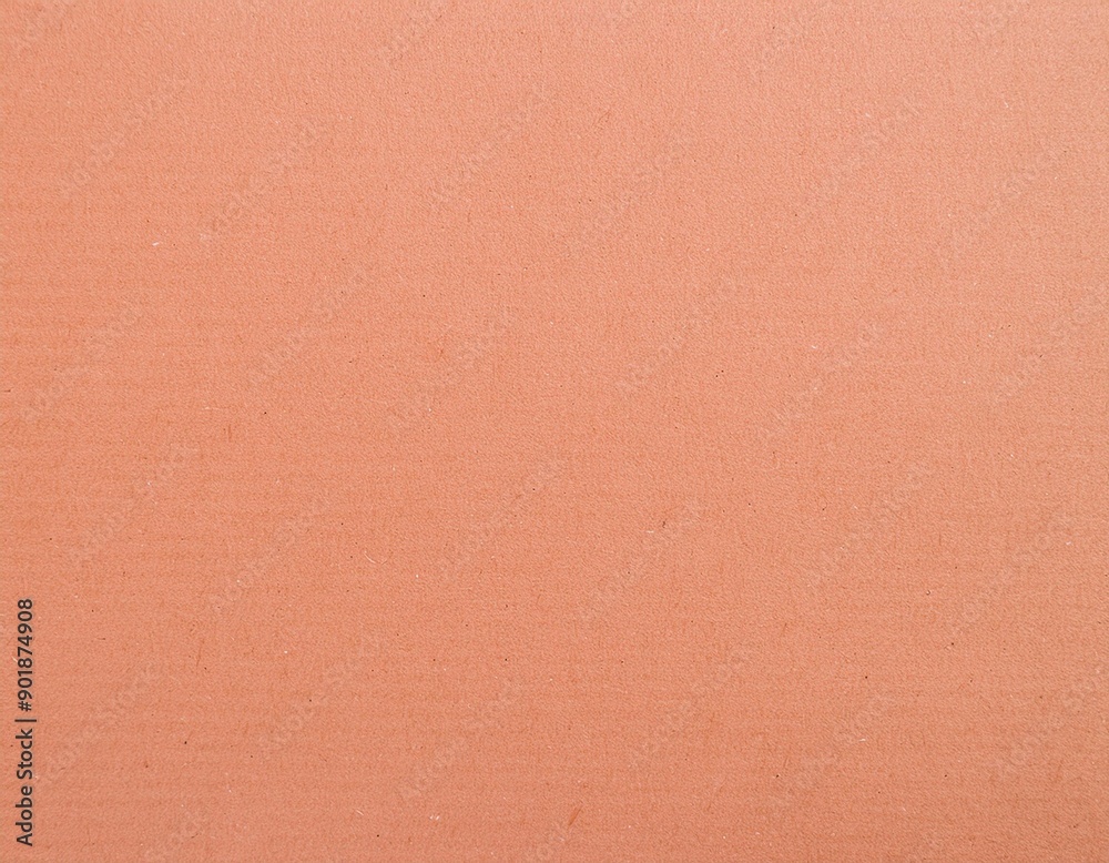 Fototapeta premium Abstract Peach recycled paper texture background. Old Kraft paper box craft pattern. top view.