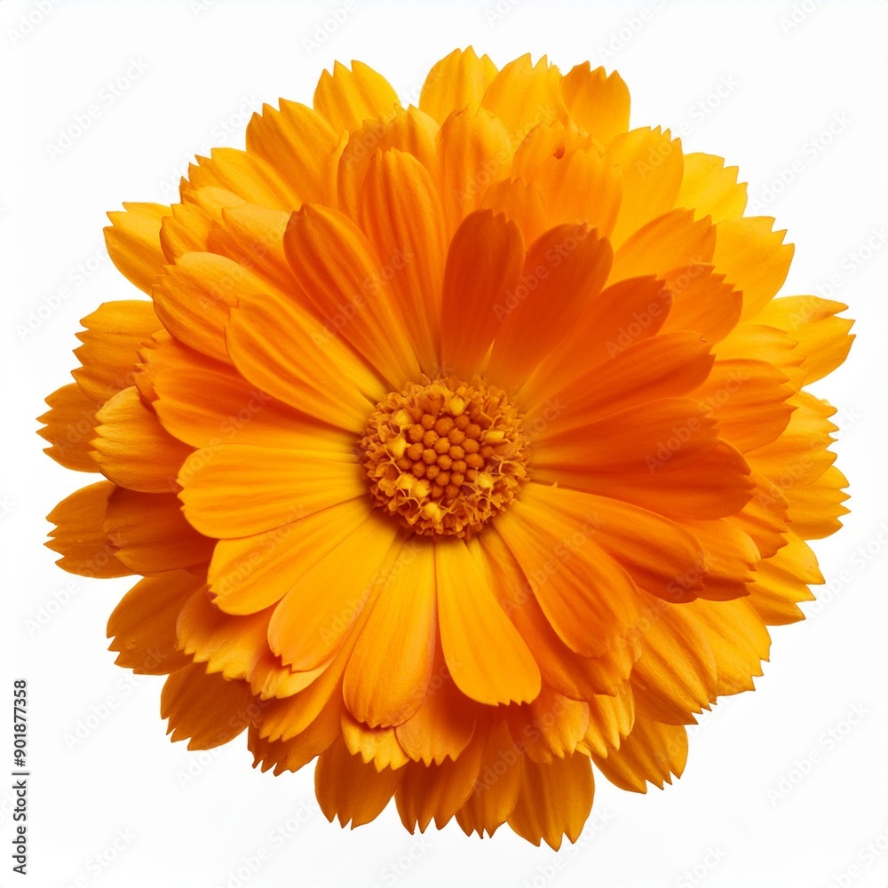 marigold flowers isolated on white background calendula flower top view marigold flowers isolated on white background calendula flower top view