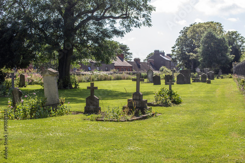 Photography The military graveyard at  the Royal Hospital Kilmainham, Dublin, Ireland,