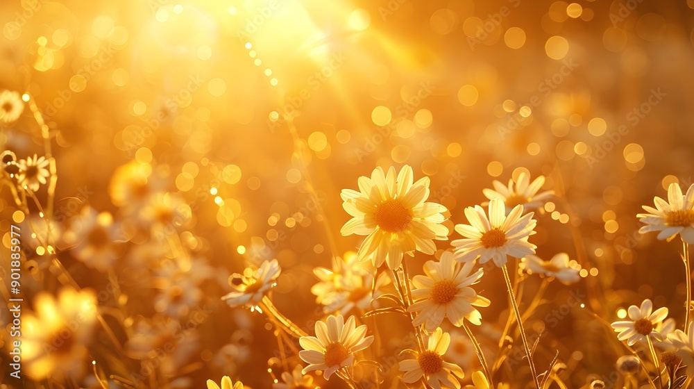 Golden Hour Daisies. Golden Hour Daisies.