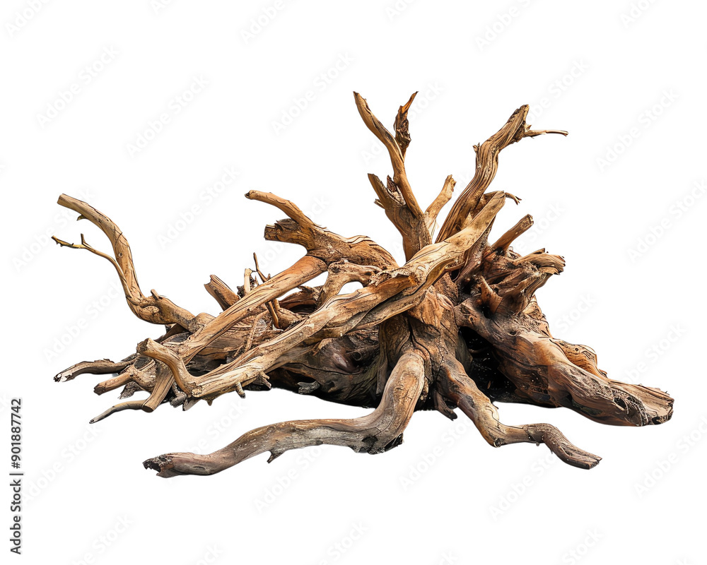 High-quality image of a twisted tree root showing intricate natural wood patterns, perfect for nature or organic projects. High-quality image of a twisted tree root showing intricate natural wood patterns, perfect for nature or organic projects.