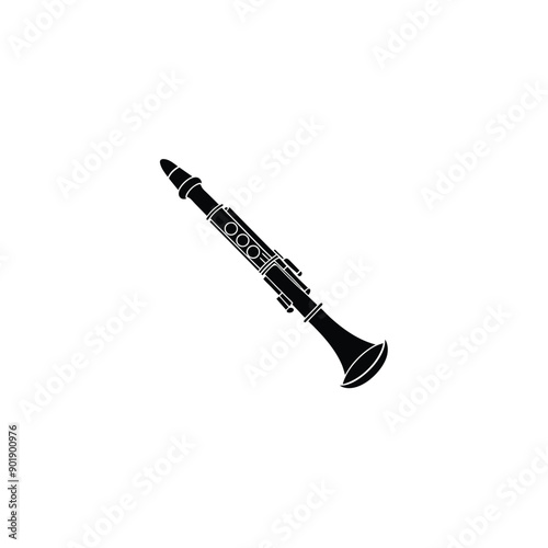 oboe icon isolated on white background from music instruments collection