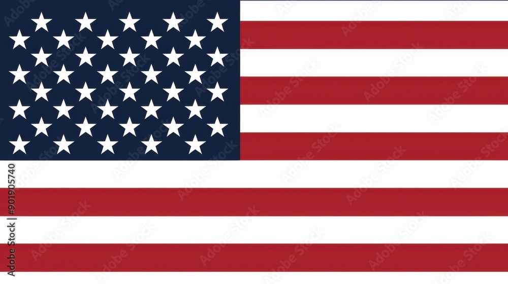 Flag of the United States of America. Abstract background of the United States of America flag waving in the air Flag of the United States of America. Abstract background of the United States of America flag waving in the air