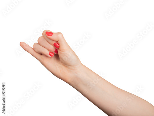 Photography Pinky finger raised in a gesture of communication