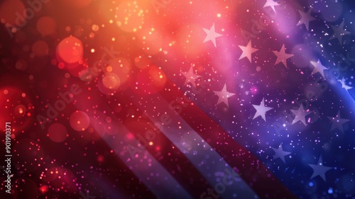 Flag of the United States of America. Abstract background of the United States of America flag waving in the air