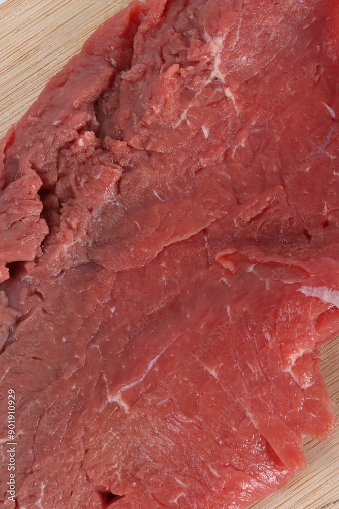 close up of texture raw steak close up of texture raw steak