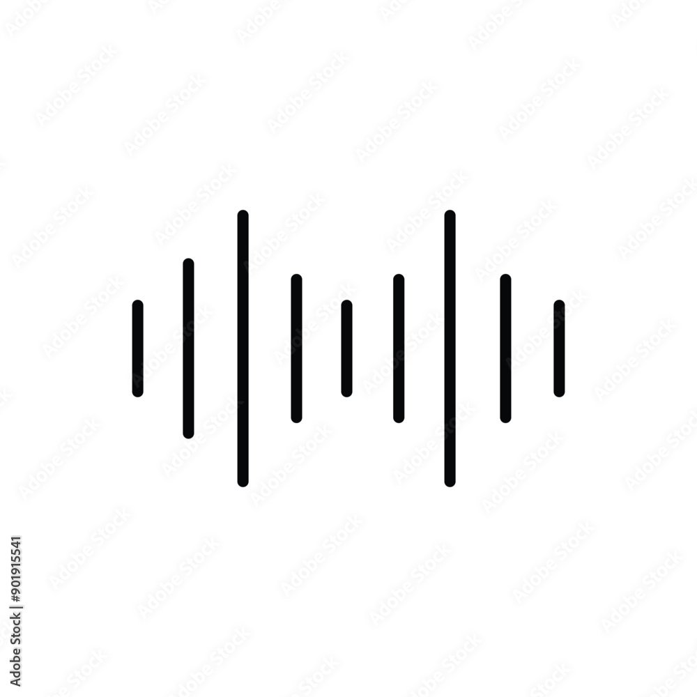 Sound wave symbol. Sound record icon. sound technology icon black vector. Vector icon of sound wave, Vector black icon on white background. Vector illustration. Eps file 158. Sound wave symbol. Sound record icon. sound technology icon black vector. Vector icon of sound wave, Vector black icon on white background. Vector illustration. Eps file 158.