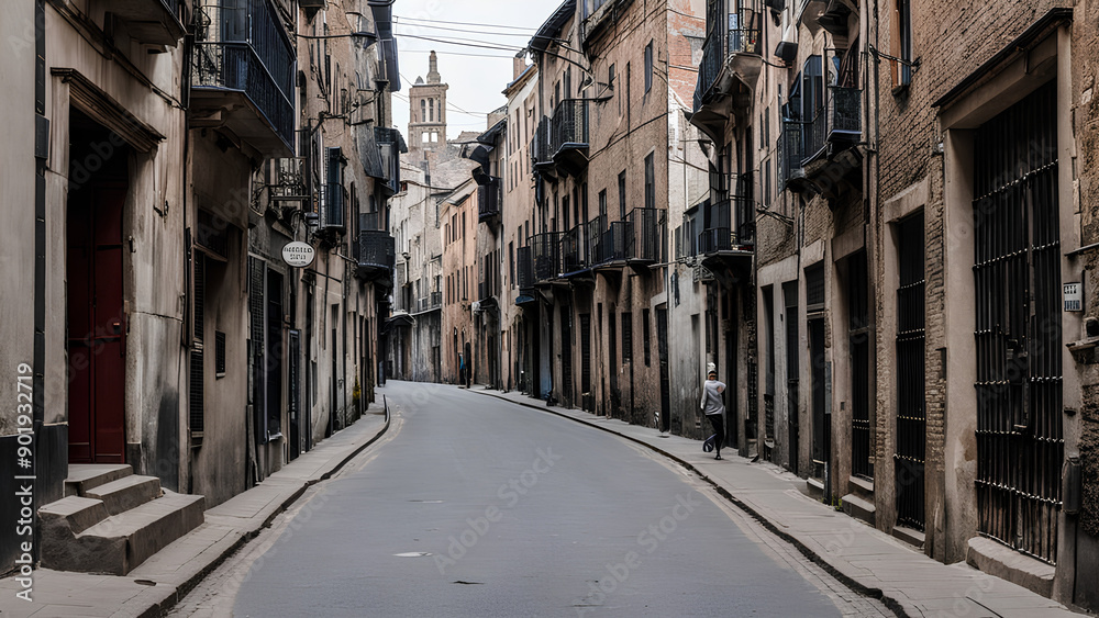 Desolate Urban Landscape - Stories of Resilience Desolate Urban Landscape - Stories of Resilience