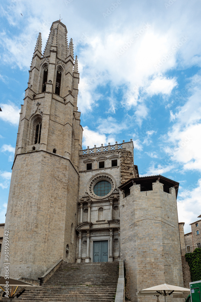 Girona, view of the city from the defensive walls Girona, view of the city from the defensive walls