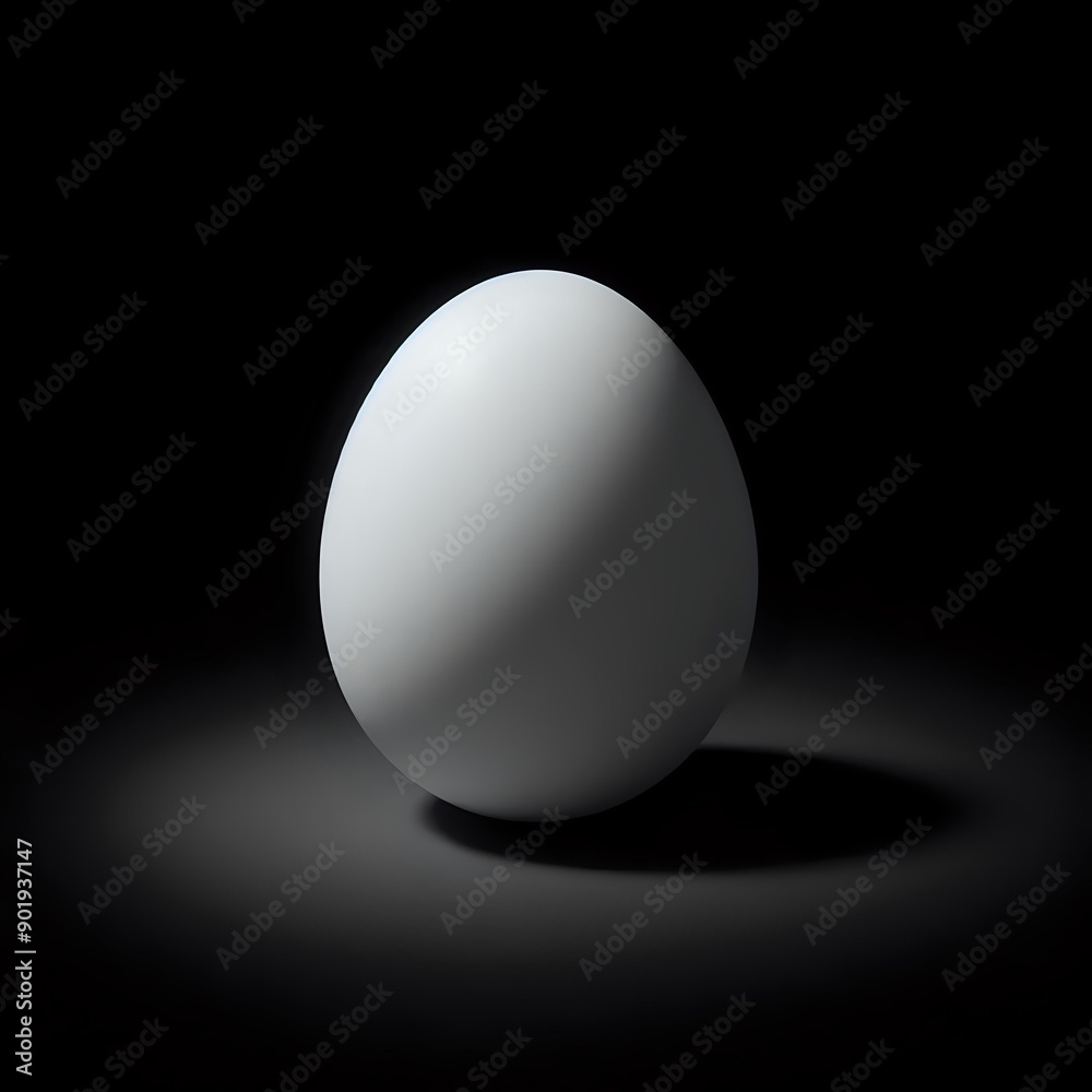 egg isolated on black egg isolated on black