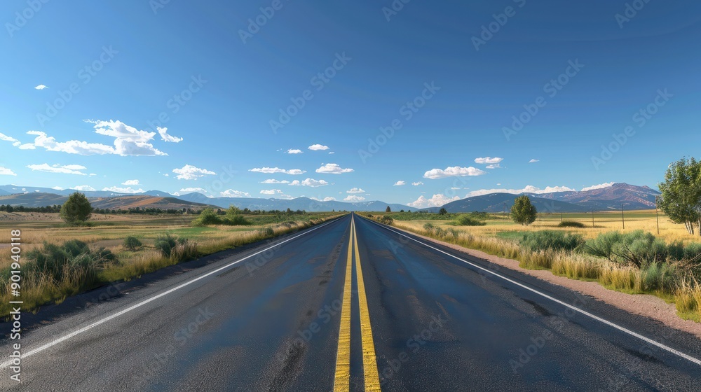 travel concept The road has beautiful views on both sides. travel concept The road has beautiful views on both sides.