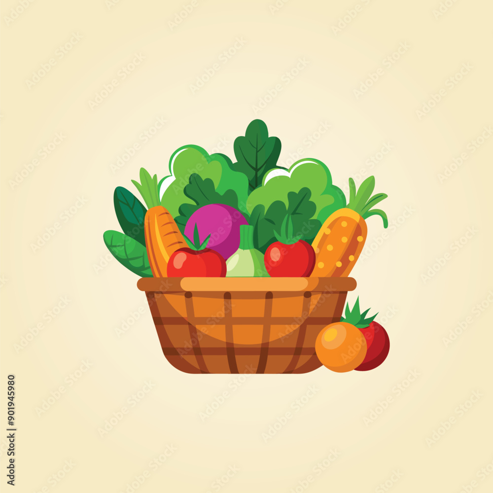 Fresh Basket Vegetables for Healthy. Fresh Basket Vegetables for Healthy.
