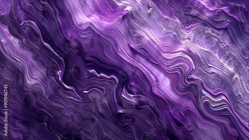 Ultra-Pigmented Abstract Paint Texture in Purple and Pink © Watermelon Jungle