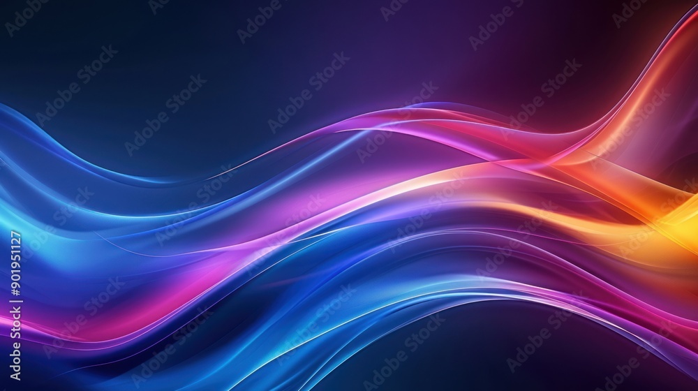 Abstract Waves of Color Abstract Waves of Color