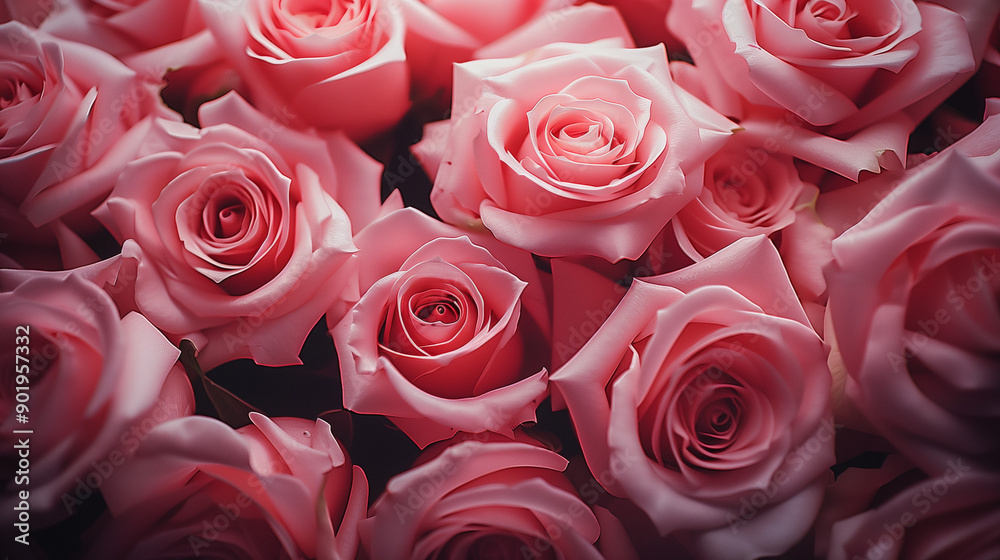 rose flowers close up on background.