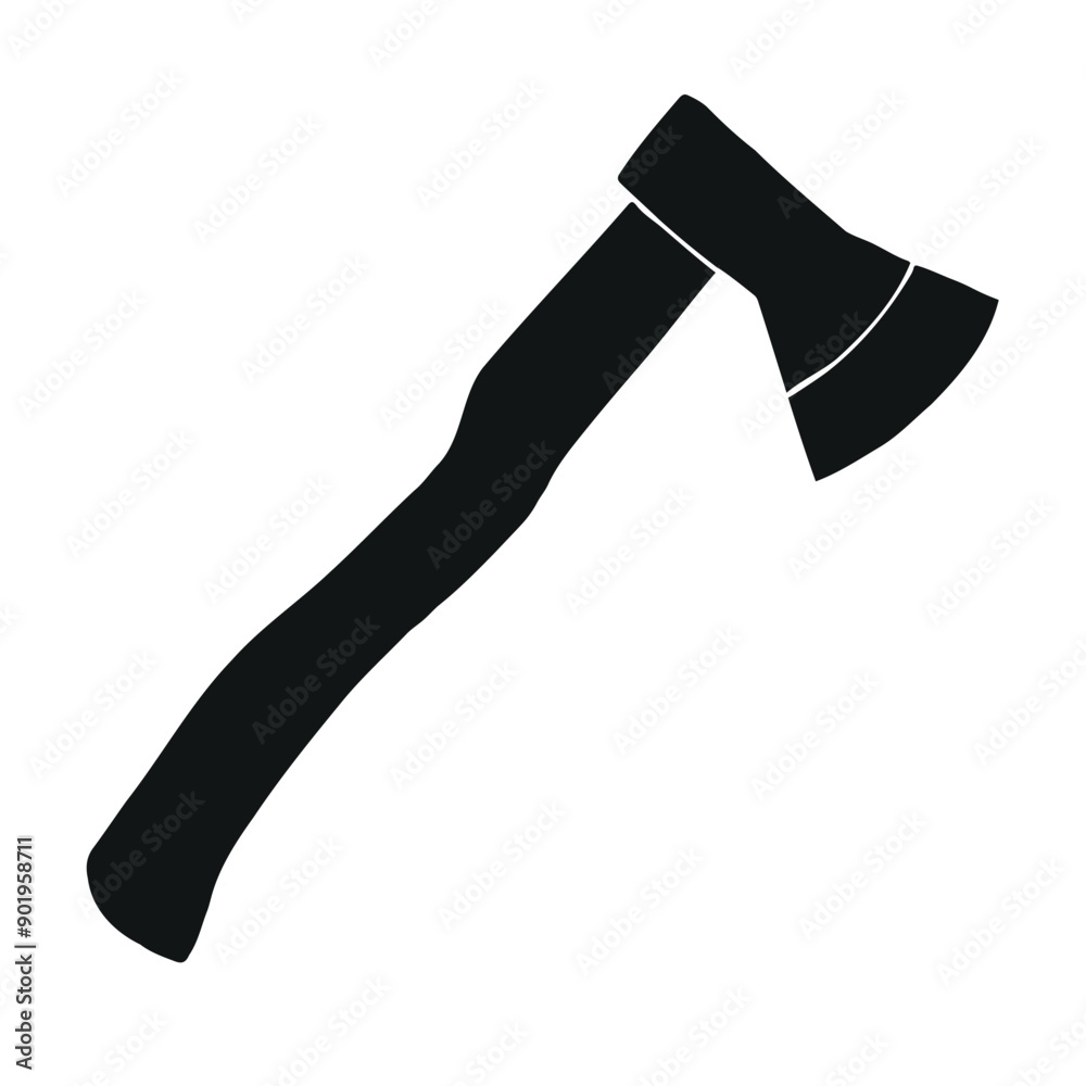 Vector hand drawn sketch doodle axe isolated on white background Vector hand drawn sketch doodle axe isolated on white background