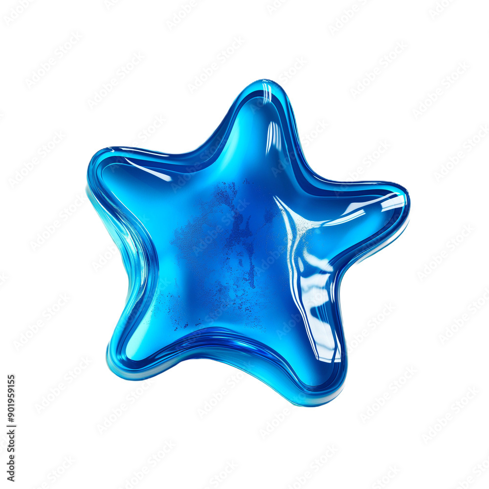 blue star on black blue star on black