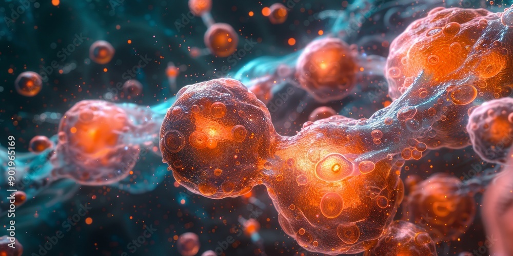 Nanotechnology in medicine, targeting diseases at a cellular level, showcasing cutting-edge healthcare Nanotechnology in medicine, targeting diseases at a cellular level, showcasing cutting-edge healthcare