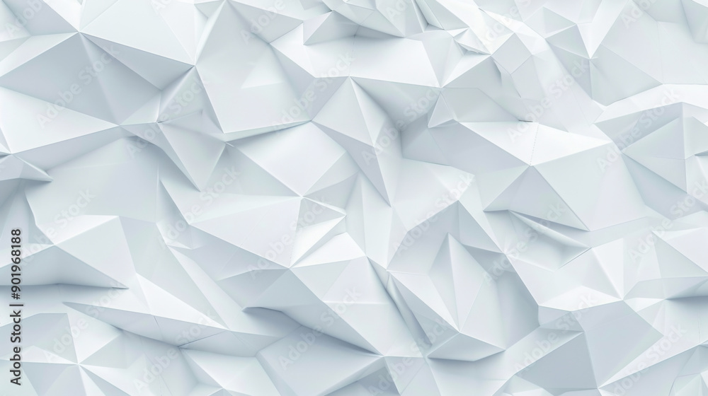 Abstract Geometric White Surface Abstract Geometric White Surface