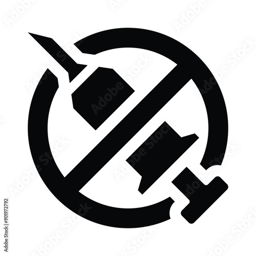 Drug abuse icon