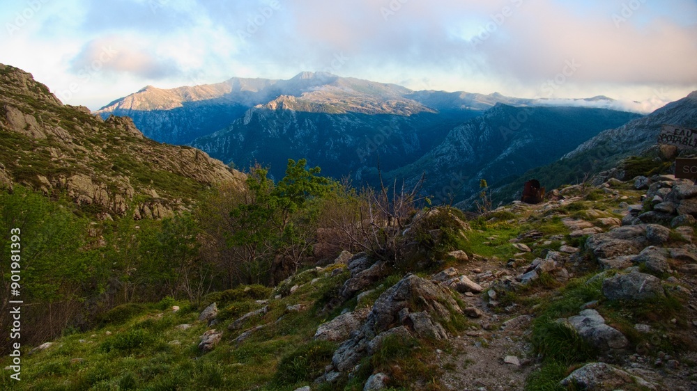 hiking the GR20 trail corsica island france