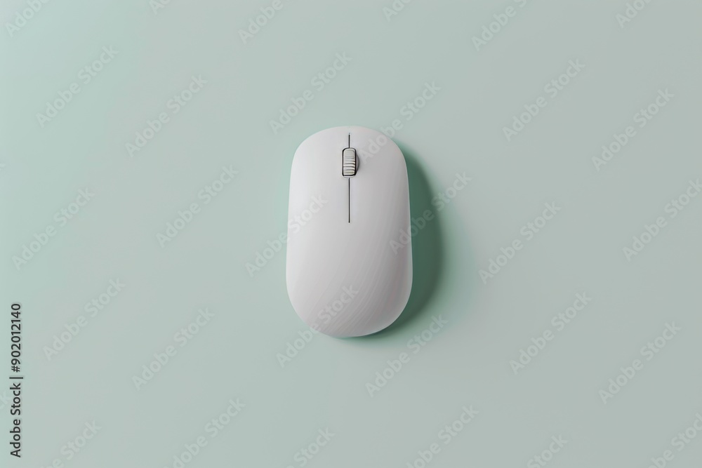 3D render illustration of a blank promotional computer mouse to promote your brand.