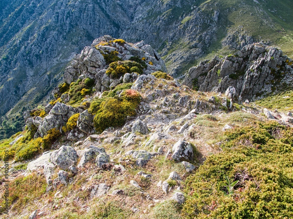 hiking the GR20 trail corsica island france hiking the GR20 trail corsica island france