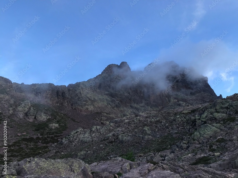 hiking the GR20 trail corsica island france hiking the GR20 trail corsica island france