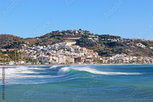 Fototapeta Naklejka Na Ścianę i Meble -  La Herradura beach in Andalucia, Spain