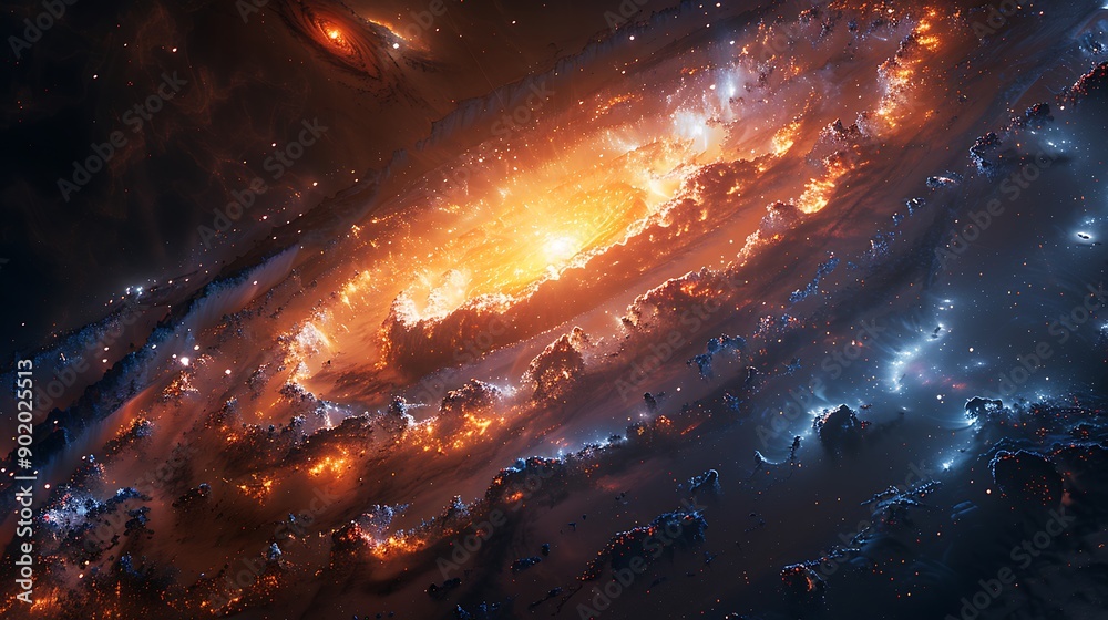Accretion disk around a black hole with cosmic inflation causing ...