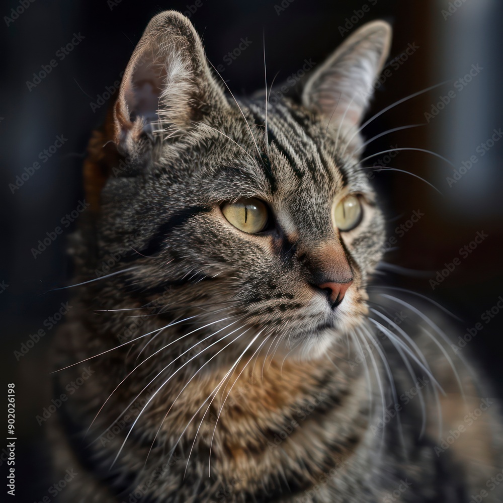 A fluffy domestic cat with a curious gaze, its gentle purr and soft fur making it the perfect companion for a relaxing afternoon at home A fluffy domestic cat with a curious gaze, its gentle purr and soft fur making it the perfect companion for a relaxing afternoon at home
