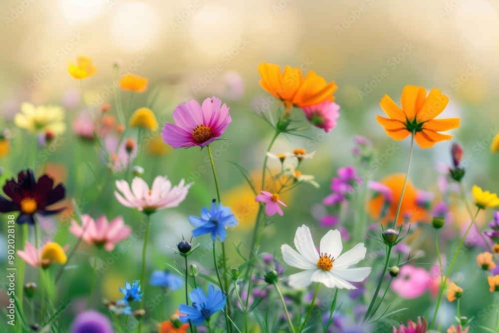 Explosion of colors in a surreal landscape Explosion of colors in a surreal landscape