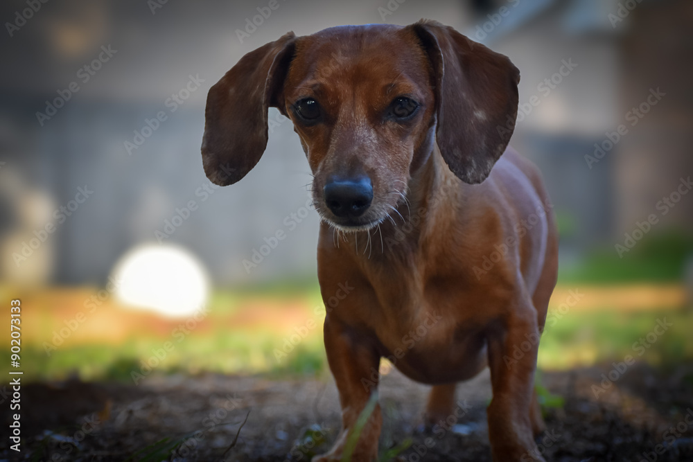 Portrait Of Dachshund Portrait Of Dachshund