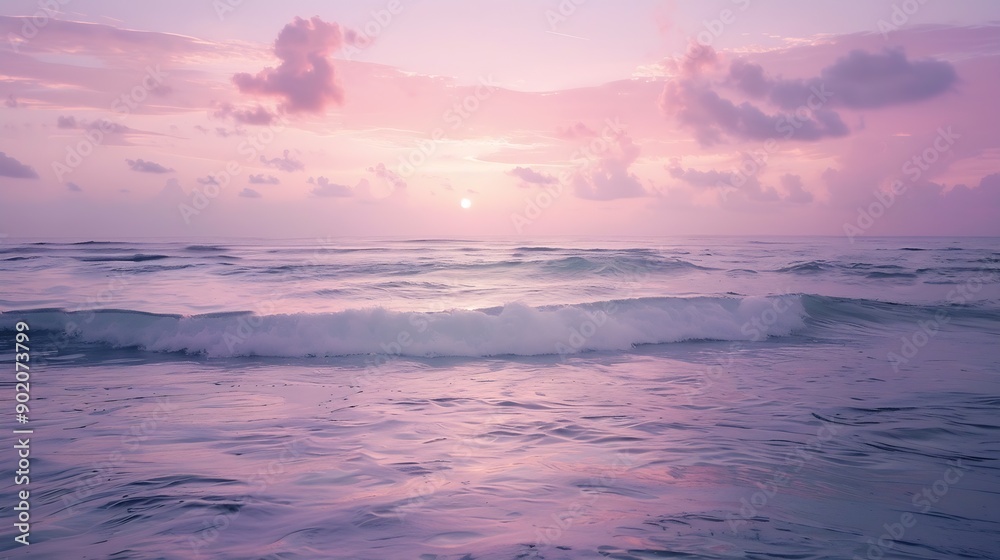 Beautiful Serene Ocean Sunrise over a calm ocean with a soft pink and purple sky Gentle Waves and Calm Horizon Tranquil and Peaceful Nature Scenes Beach and Relaxation Concepts : Generative AI Beautiful Serene Ocean Sunrise over a calm ocean with a soft pink and purple sky Gentle Waves and Calm Horizon Tranquil and Peaceful Nature Scenes Beach and Relaxation Concepts : Generative AI