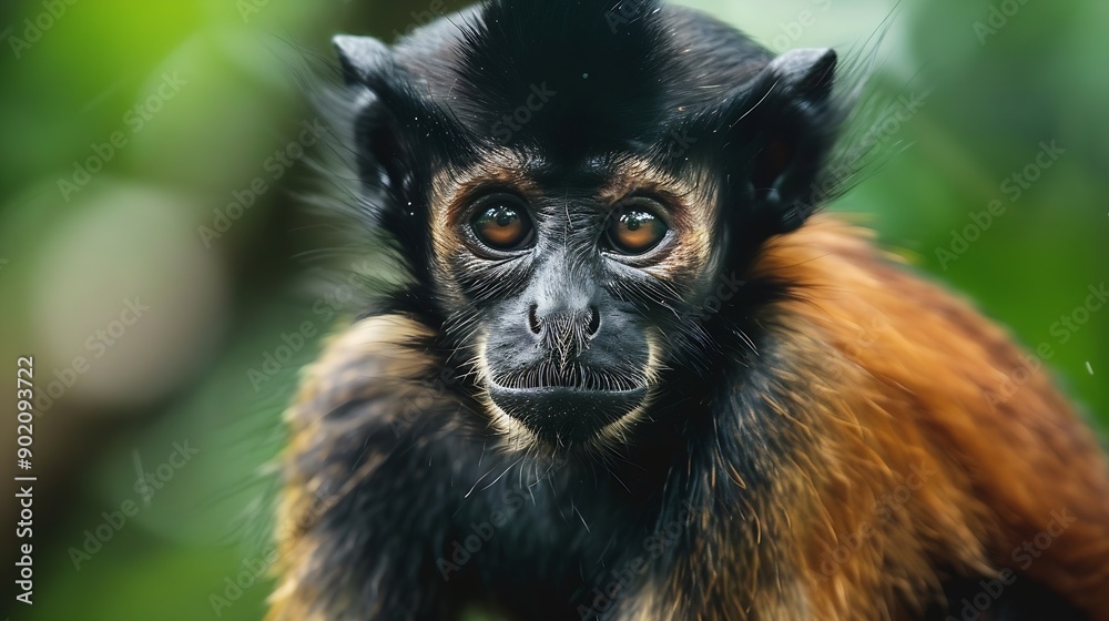 Spider Monkey close up in Costa Rica : Generative AI Spider Monkey close up in Costa Rica : Generative AI