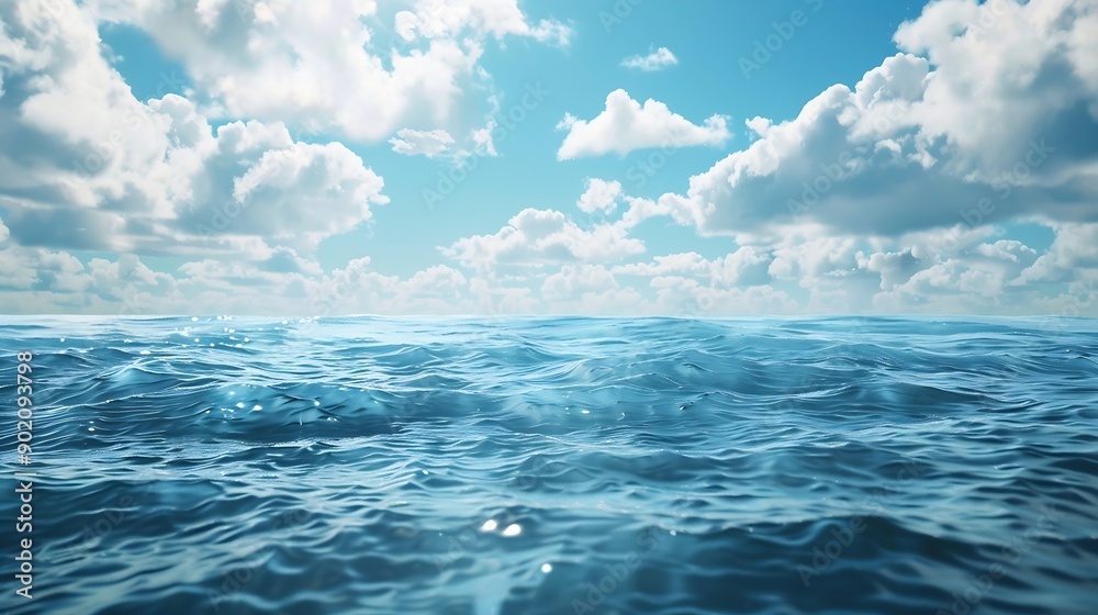 Blue water photorealistic Blue ocean Photoshoot : Generative AI Blue water photorealistic Blue ocean Photoshoot : Generative AI