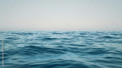 Wallpaper Mural The ocean is calm and blue with no visible waves The water is still and peaceful creating a serene atmosphere : Generative AI Torontodigital.ca