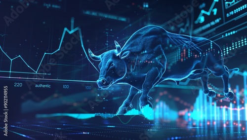 Digital Bull Market © haallArt