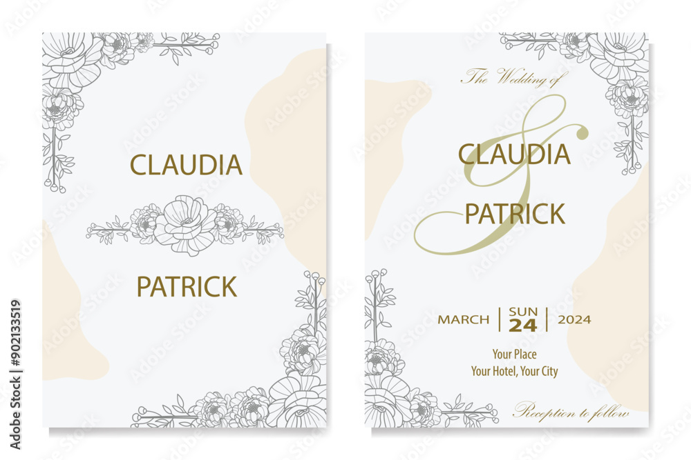 The Blooms Greenery Floral Foliage Ornament Corner Text Separator Elegance Frame for Invitations The Blooms Greenery Floral Foliage Ornament Corner Text Separator Elegance Frame for Invitations