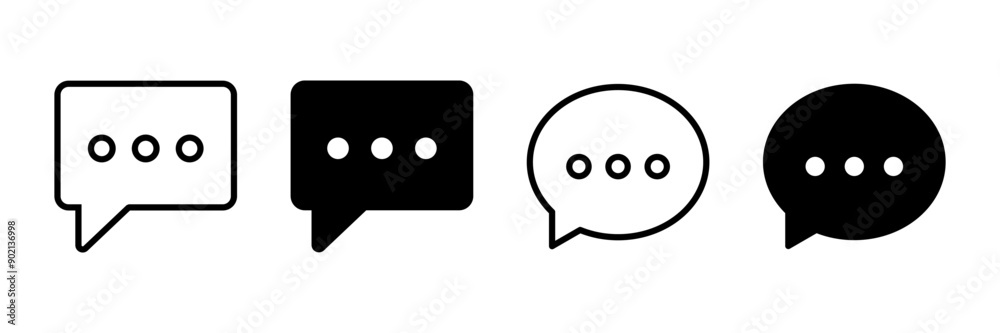 Chat icon vector isolated on white background. Chat vector icon. Speech bubble. message. contact us Chat icon vector isolated on white background. Chat vector icon. Speech bubble. message. contact us