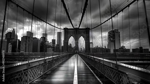 Brooklyn Bridge in New York City USA