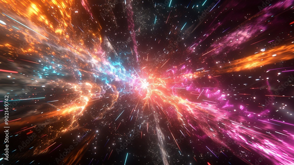 Fototapeta premium travel through space