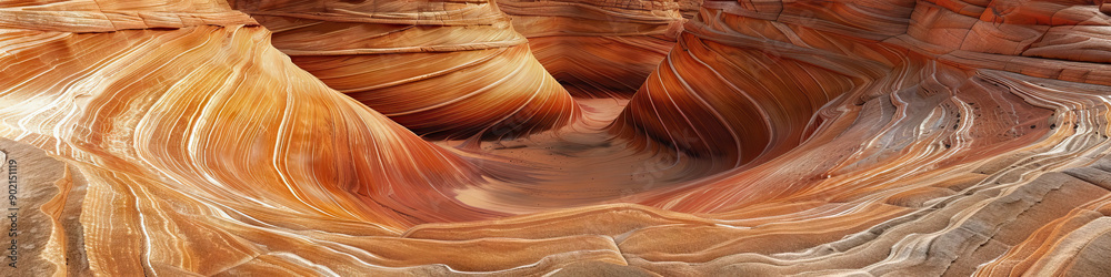 The Wave in Arizona, USA: A Geological Wonder of Swirling Sandstone - Visualize a scene where the wave in Arizona's Coyote Buttes North area reveals its mesmerizing patterns of swirling sandstone The Wave in Arizona, USA: A Geological Wonder of Swirling Sandstone - Visualize a scene where the wave in Arizona's Coyote Buttes North area reveals its mesmerizing patterns of swirling sandstone
